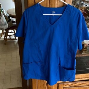 RX Gear Women's Royal Blue Scrub Top